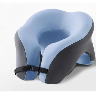 Produktbild von STUNQ® U-förmiges Memory-Foam Nackenkissen – Reise- und Bürokissen für Flugzeug, Auto und Nackenstütze