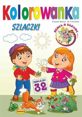Immagine prodotto di Szlaczki Kolorowanka dla Dzieci z Naklejkami