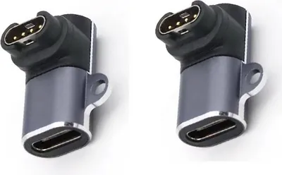 Obrázek produktu pro INF Adaptér Lightning na Garmin Hodinky, Hliníkový, Šedý, 2 Kusy