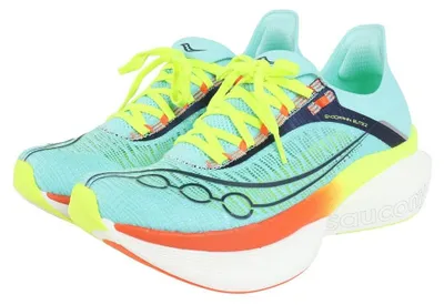 Produktbild von SAUCONY Endorphin Elite 2 Unisex Laufschuhe, Splash/Fire, Gr. 44