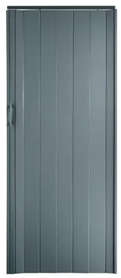 Produktbild von Falttür Schiebetür Grau Farben H. 202 cm für Türbreite bis 96 cm st3 Neu teils vormontiert