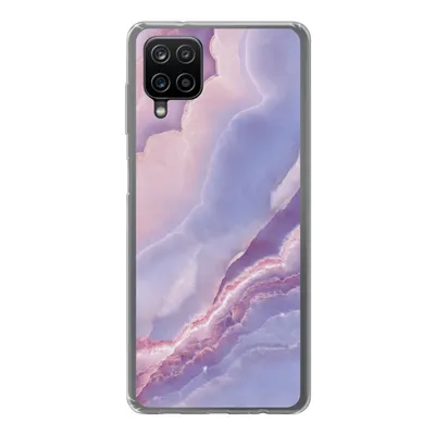 Produktbild von MuchoWow® Handyhülle Schutzhülle Hülle für Samsung Galaxy A12 Kalkstein - Naturstein - Mineralien Silikon Softcase Handy Hülle - Bild