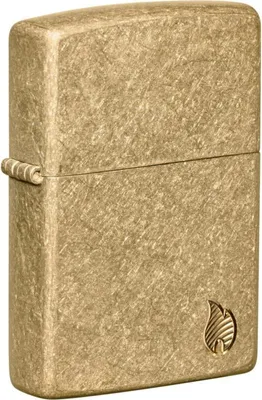 Produktbild von ZIPPO Feuerzeug ARMOR FLAME TUMBLET BRASS 60007337