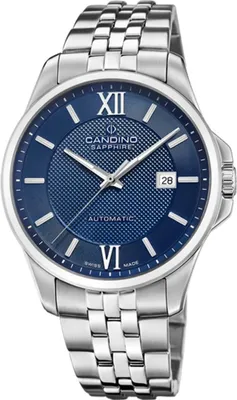 Produktbild von Candino Herren Analog Uhr Automatik Luxus Edelstahl Armbanduhr silber UC4768/2