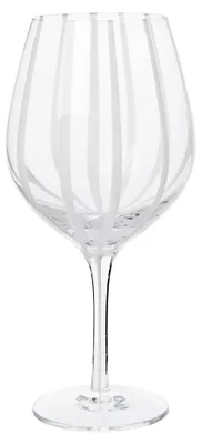 Immagine prodotto di Bicchiere da vino rosso a righe, Broste Copenhagen, capacità 65 cl