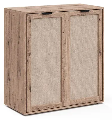 Image de Commode Vicco Elven Chêne 79x85cm avec 2 portes, Model 59350