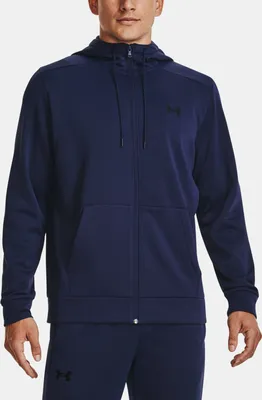 Zdjęcie produktu dla UNDER ARMOUR Fleece Kapuzenjacke Herren 410 - midnight navy/black S