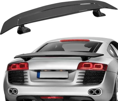 Obrázek produktu pro Auto spoiler GT Wing - 46,3palcový univerzální spoiler - Kompatibilní se sedany a kupé - Vysokopevnostní materiál ABS - Zadní závodní spoiler - BGW/JDM Drift - Lesklá černá barva