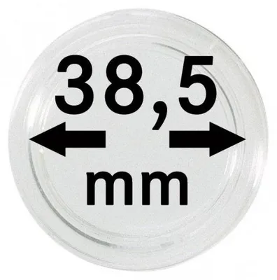 Produktbild von Lindner 2251385 Münzkapseln 38,5 mm-100er Pack