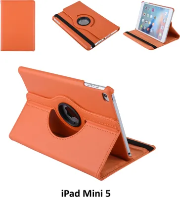 Produktbild von Book case Tablet Apple iPad Mini 5 Rotatable Orange for iPad Mini 5 2 Viewing Positions