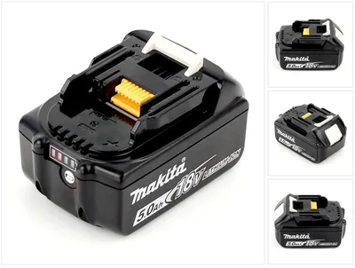 Image de Makita BL 1850 B Li-Ion Batterie 18V 5,0 Ah ( 197280-8 / 632f15-1 ) + Visualisation LED - Successeur de 196672-8