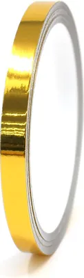 Produktbild von 8,5m Zierstreifen 7mm Chrom Gold Auto Motorrad Dekorstreifen Seitenstreifen