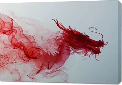 Produktbild von Bild 100x70cm Drachenaufstieg