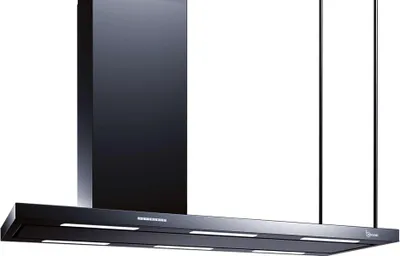 Immagine prodotto di CAPPA ELEA ISOLA cm146x60 camino Sinistra - Nera - 800 m3/h