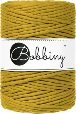 Image de Bobbiny Macrame Cord 5 mm 100 m Spicy Yellow Šňůra