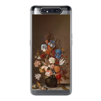 Produktbild von MuchoWow® Handyhülle Schutzhülle Hülle für Samsung Galaxy A80 Stilleben mit Blumen - Kunst - Alte Meister Silikon Softcase Handy Hülle - Schutzdeckel