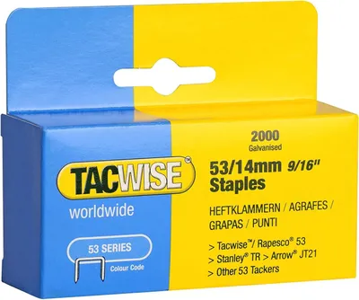 Produktbild von TACWISE Heftklammern 53/14 mm verzinkt 2.000 Stück