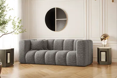 Produktbild von Kaiser Möbel Couch, Sofa, Zweisitzer-Sofa Grand Modular Stoff Haga Grau