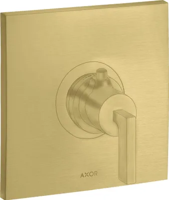 Produktbild von AXOR Citterio Thermostat HighFlow Unterputz Brushed Brass, 39711950