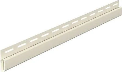 Produktbild von VILO J-Profil Endleiste SV-14 - Für Kunststoffpaneele - Wetterfest - 1 Stück - 3.05m - Beige