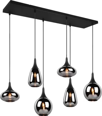 Obrázok produktu pre TRIO-Leuchten Závesné svietidlo LUMINA WHT 93,80x150x34,50 cm čierna Závesné svietidlo