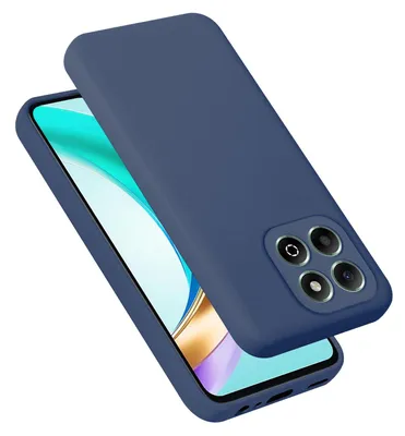 Image de Cadorabo Housse pour Honor X6b Housse en silicone Housse en silicone liquide pour téléphone portable, Housse de protection résistante aux rayures et aux chocs pour Honor X6b