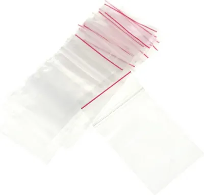 Produktbild von Plastiktüten, Zip-Beutel, kleine Ziplock-Beutel, 300er-Packung (4 x 6 cm), wiederverschließbar