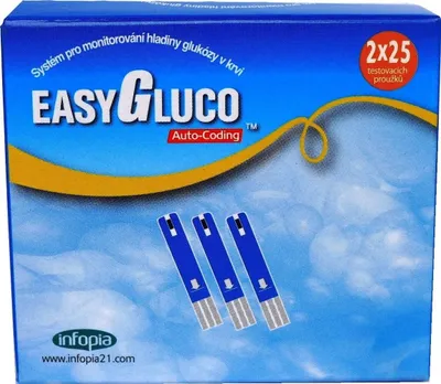 Obrázek produktu pro Proužky test. EasyGluco (bal.50ks) (BAL)