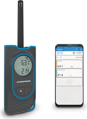 Produktbild von Sauermann Si-HH3 Thermo-hygrometer mit integriertem Temperatur-Feuchtesensor