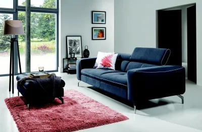 Produktbild von Chesterfield 3 Sitzer Designer Sofa Couch Polster Sofas Couchen Textil Stoff Neu