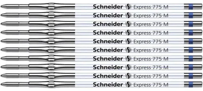 Image de 10x Schneider SN7763 Recharge pour stylo à bille Express 775 M bleu (indélébile)