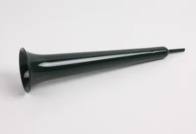 Produktbild von 2x Grabvase schlank Steckvase Vase Kunststoff grün Erdspieß Grab Trauer H32cm