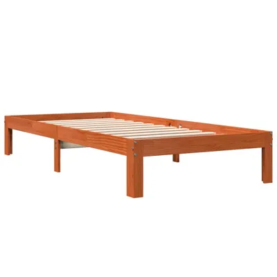 Obrázek produktu pro Postel bez matrace voskově hnědá 90 x 190 cm masivní borovice