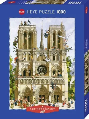 Produktbild von Heye Puzzle Vive Notre Dame!, 1000 Teile, 1000 Stück(e), Kunst