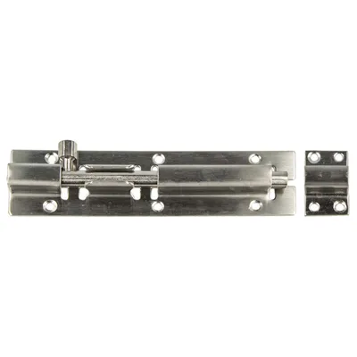 Produktbild von MASTERPROOF PROFESSIONAL Edelstahl Schieberiegel Sicherheits - Türriegel Bolzenriegel 150 mm mit Schlaufe