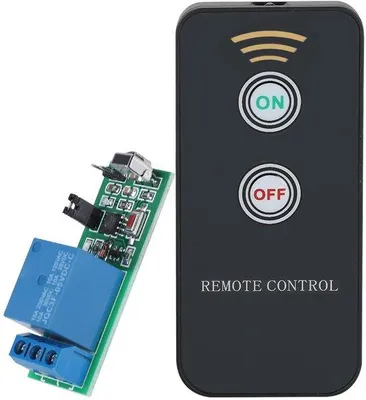 Obrázok produktu pre 5 V 1-kanálový infračervený diaľkový ovládač, reléový modul, diaľkovo ovládané relé