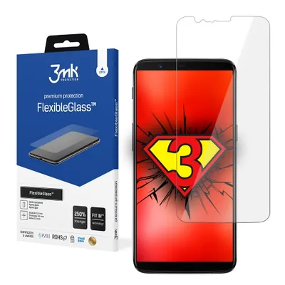 Produktbild von 3mk Display Hybridglas FlexibleGlass für OnePlus 5T 0,3mm 7H