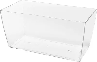Obrázok produktu pre Priehľadná plastová krabica – 30 cm x 15 cm x 14 cm – úložný box na priehľadné predmety