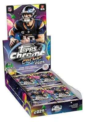 Immagine prodotto di 2025 Topps Chrome Cosmic NFL Hobby Box (inglese)