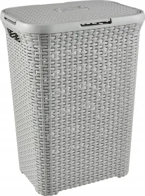 Produktbild von Kôš na bielizeň Curver Natural Style 60 l svetlosivý