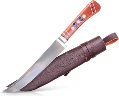 Produktbild von Usbekischer Messer – Pchak, 30 cm Hülsenstahl Kochmesser Handarbeit Küchenmesser
