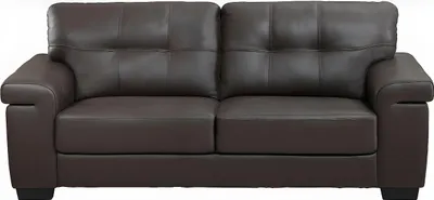 Produktbild von Vente-unique HAZEL, Sofabett, Lounge, Schokolade, 3 Sitz(e), Schokolade, Leder