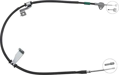 Produktbild von Seilzug Feststellbremse 1.413 mm Trommelbremse A.B.S. für HYUNDAI i10
