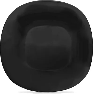 Obrázok produktu pre Jedálenský tanier plytký sklenený čierny LUNA 26,5 cm