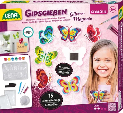 Image de Lena Lena paillettes pour empreintes en plâtre