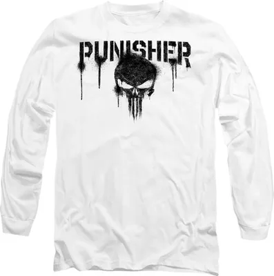 Obrázek produktu pro The Punisher - Tričko pro muže/dámy Uni TV15147 (L) (Bílá)