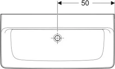 Produktbild von Geberit 501709008 Renova Plan Waschtisch, 100x48cm