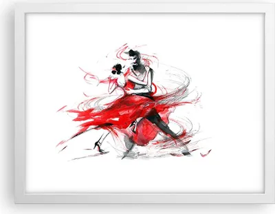 Produktbild von Gerahmtes Poster - Weißer Rahmen - Tanz Aktion Aktivität - 40x30 cm - Wand Bild - Wanddeko - Wandbilder - Kunstposter - Wandposter - Bilderrahmen - Bilder - Kunstdruck - Wandbild - P2WAA40x30-3052
