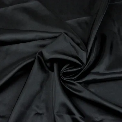 Produktbild von Futterstoff schwarz - 600