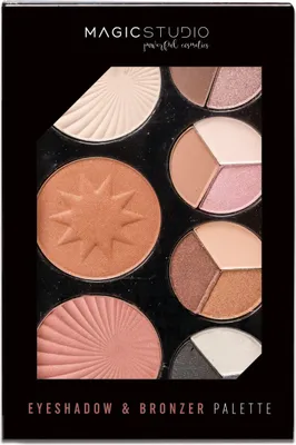 Immagine prodotto di Magic Studio | Set per il trucco PALETTE EYESHADOW & BRONZER - Compatto - Pigmenti intensivi - Versatile